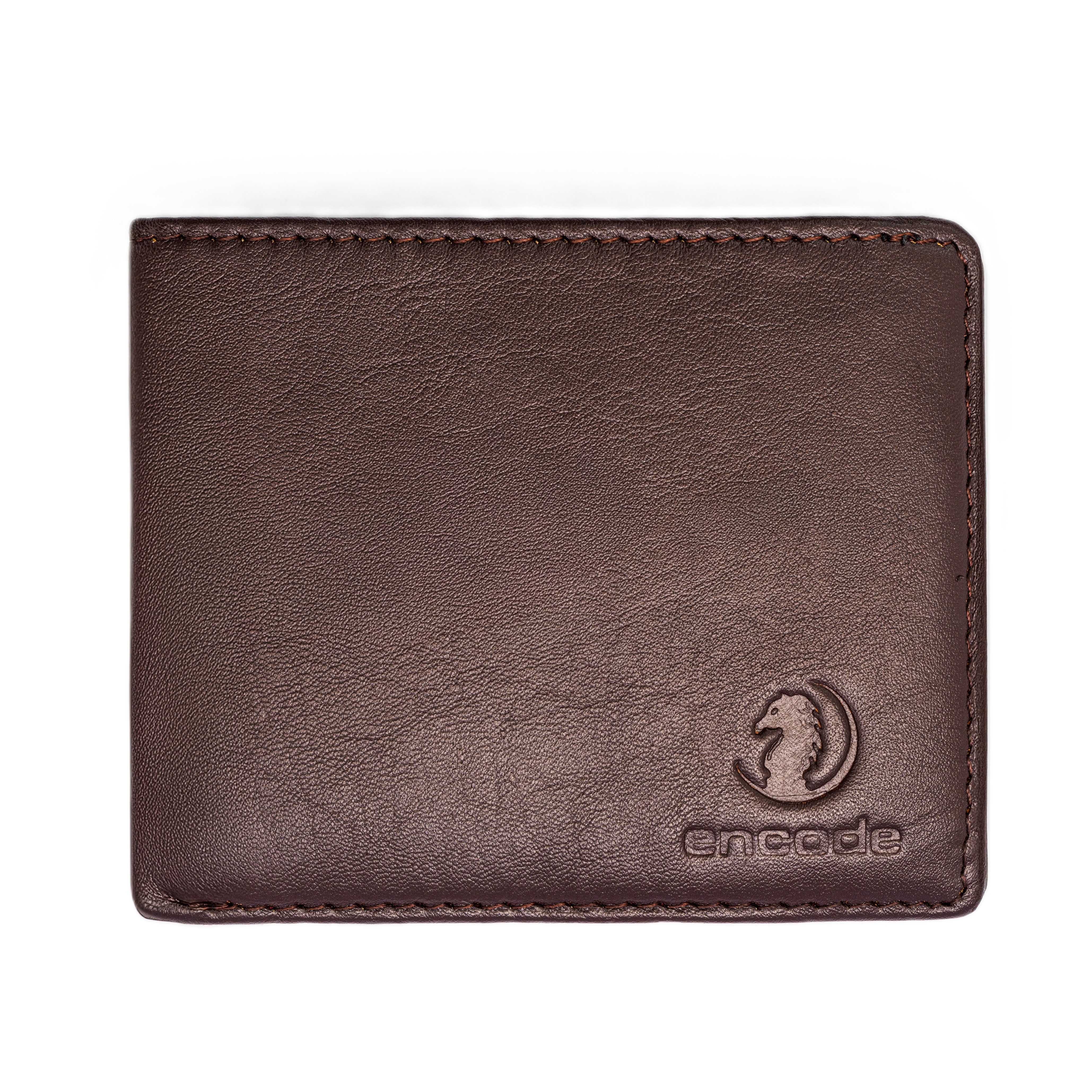 Encode Classic Wallet for Men-Genuine Leather With 2 ID Window